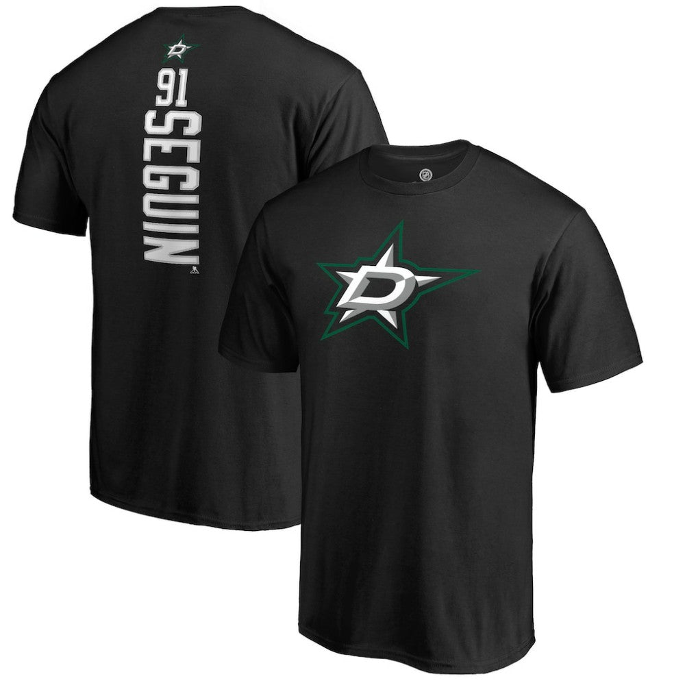 Tyler Seguin Dallas Stars - Backer Name & Number T-Shirt Black