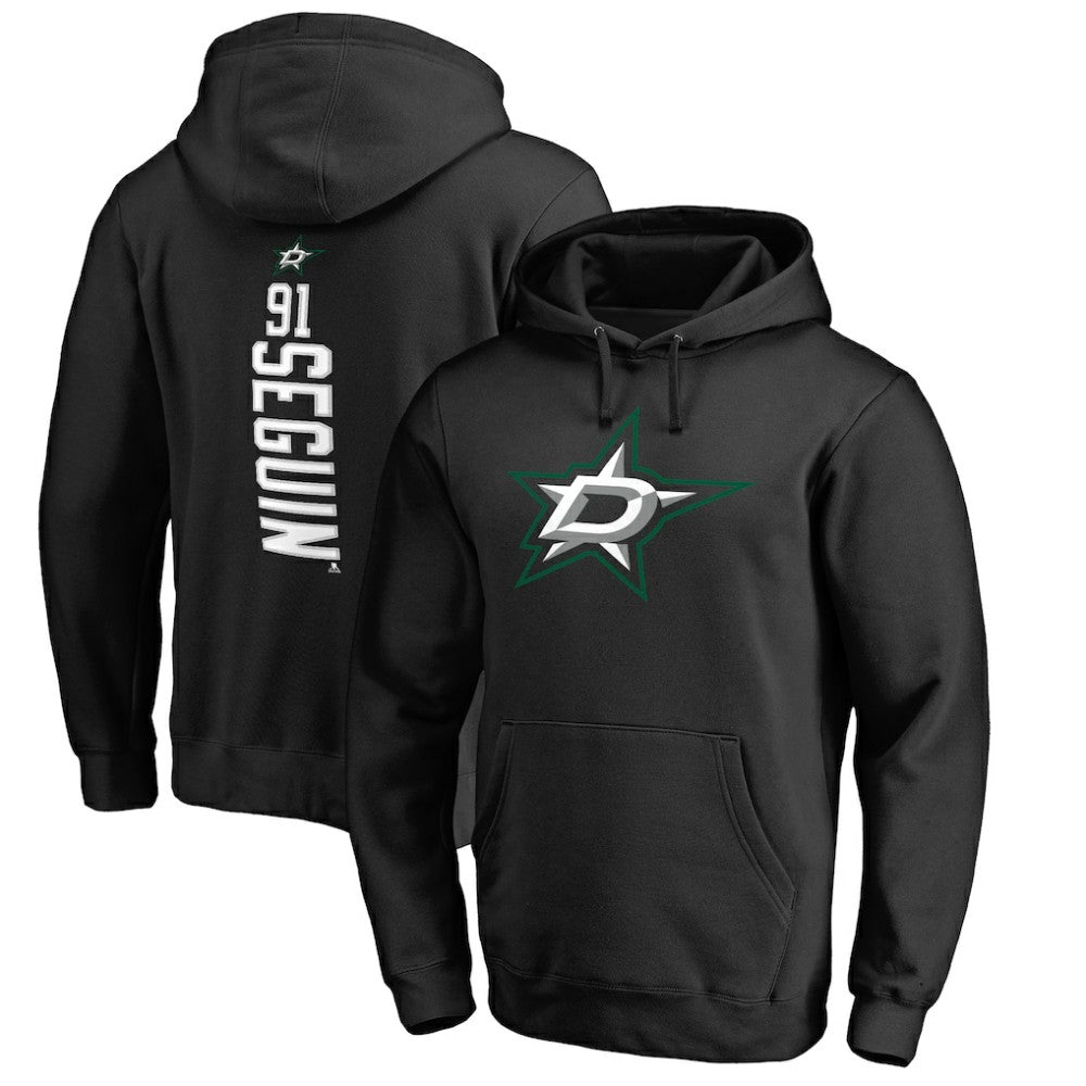 Tyler Seguin Dallas Stars - Backer Name & Number Pullover Hoodie Black