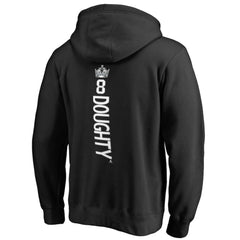 Drew Doughty Los Angeles Kings - Backer Name & Number Pullover Hoodie Black