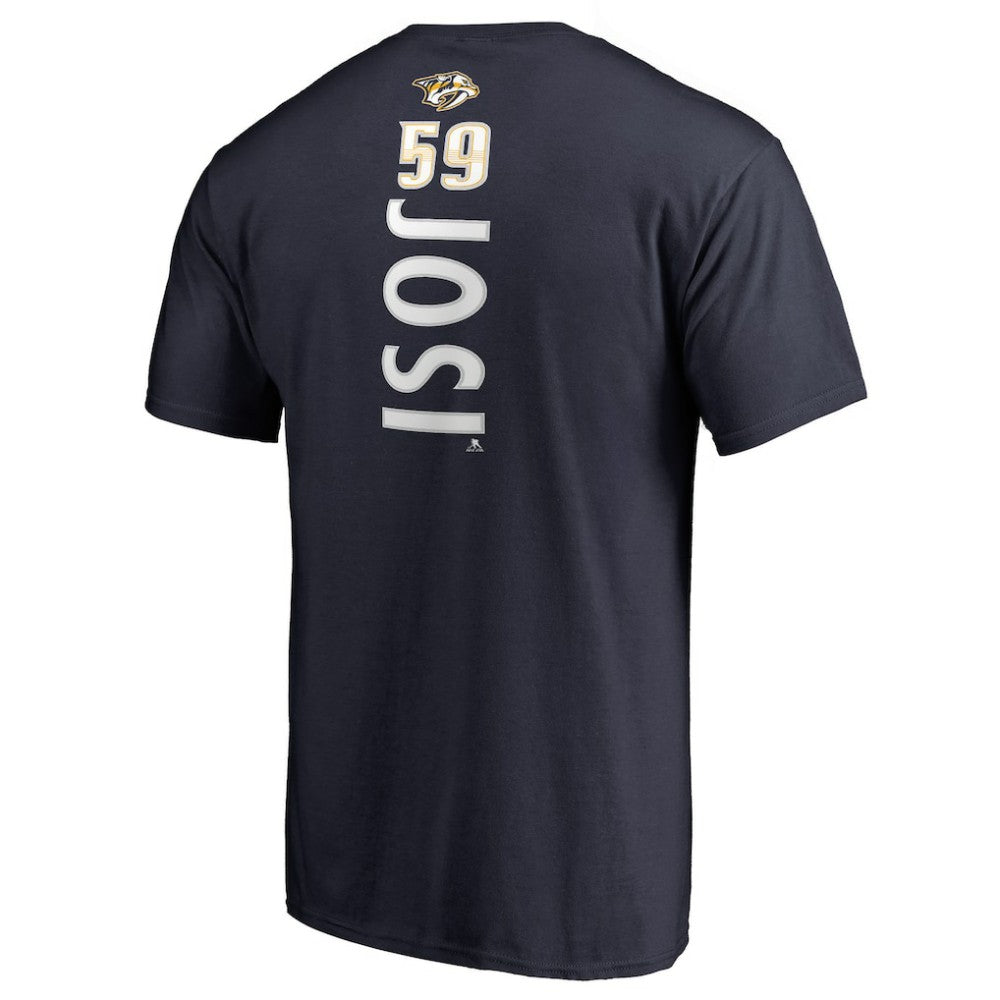 Roman Josi Nashville Predators - Backer Name & Number T-Shirt Navy