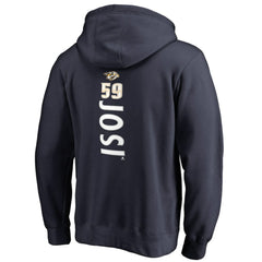 Roman Josi Nashville Predators - Backer Name & Number Pullover Hoodie Navy