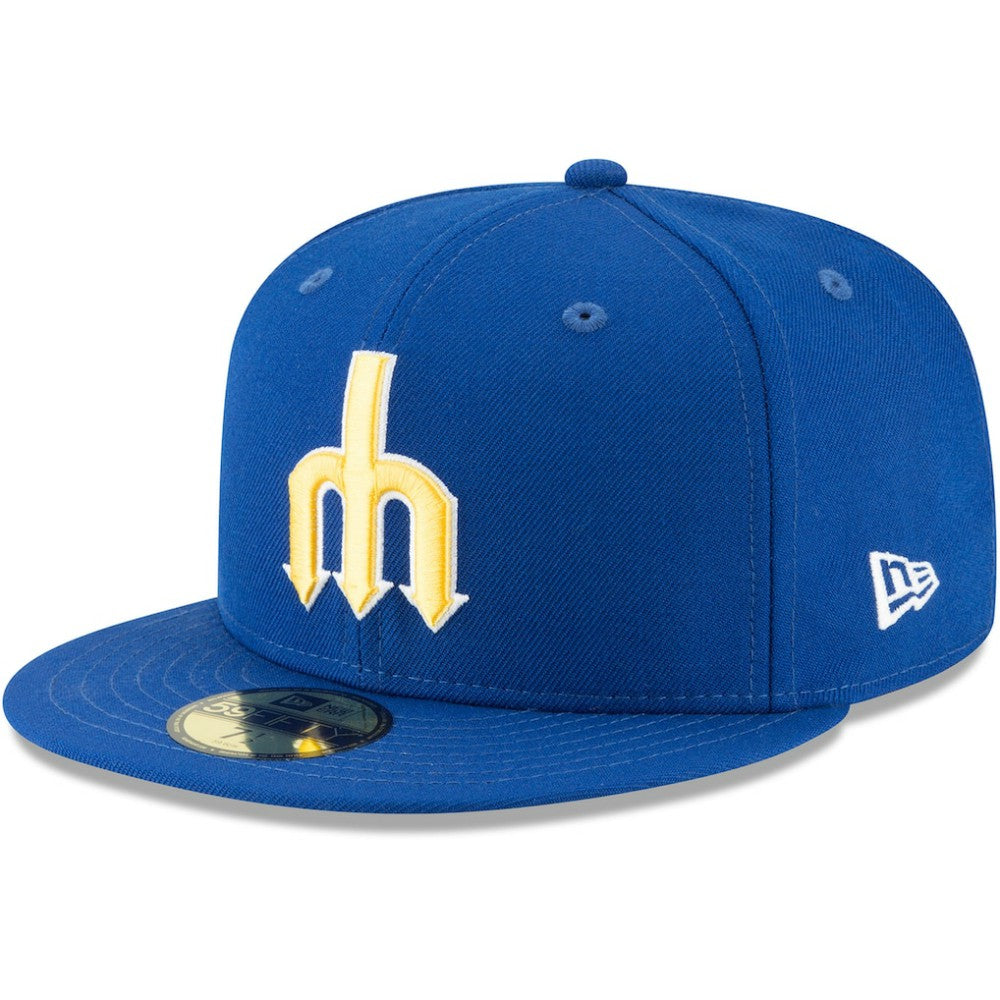 Seattle Mariners New Era Cooperstown Collection Wool 59FIFTY Fitted Hat Lifestyle