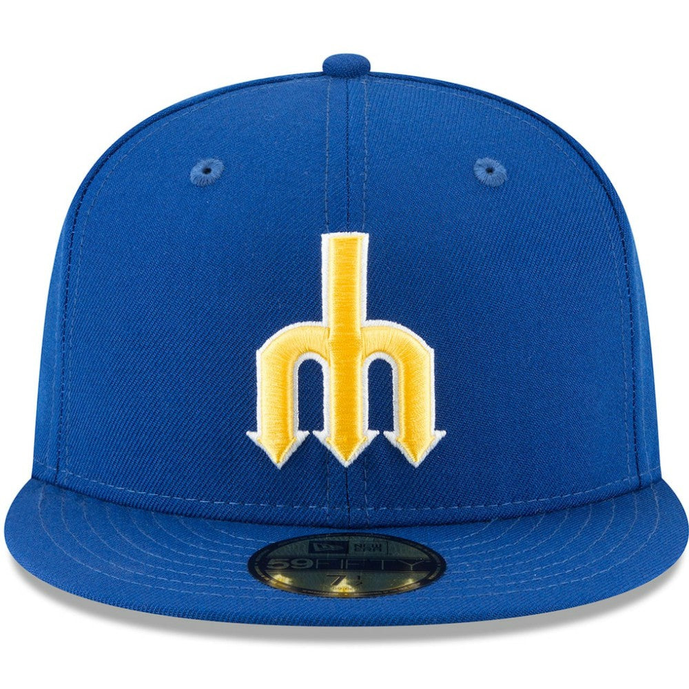 Seattle Mariners New Era Cooperstown Collection Wool 59FIFTY Fitted Hat Lifestyle