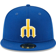 Seattle Mariners New Era Cooperstown Collection Wool 59FIFTY Fitted Hat Lifestyle