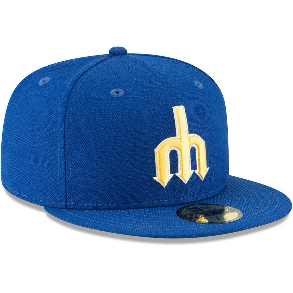 Seattle Mariners New Era Cooperstown Collection Wool 59FIFTY Fitted Hat Lifestyle