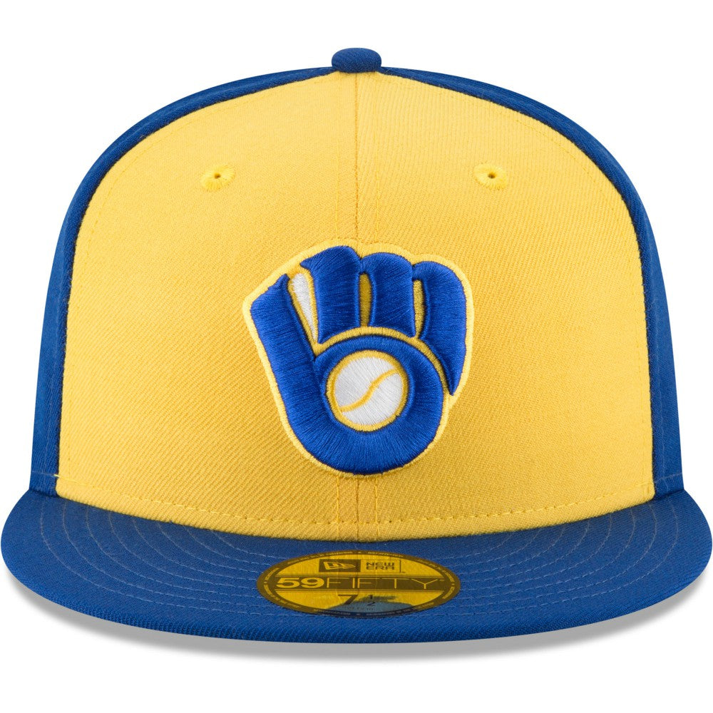 Milwaukee Brewers New Era Cooperstown Collection Wool 59FIFTY Fitted Hat for sale