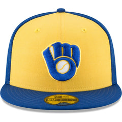 Milwaukee Brewers New Era Cooperstown Collection Wool 59FIFTY Fitted Hat for sale
