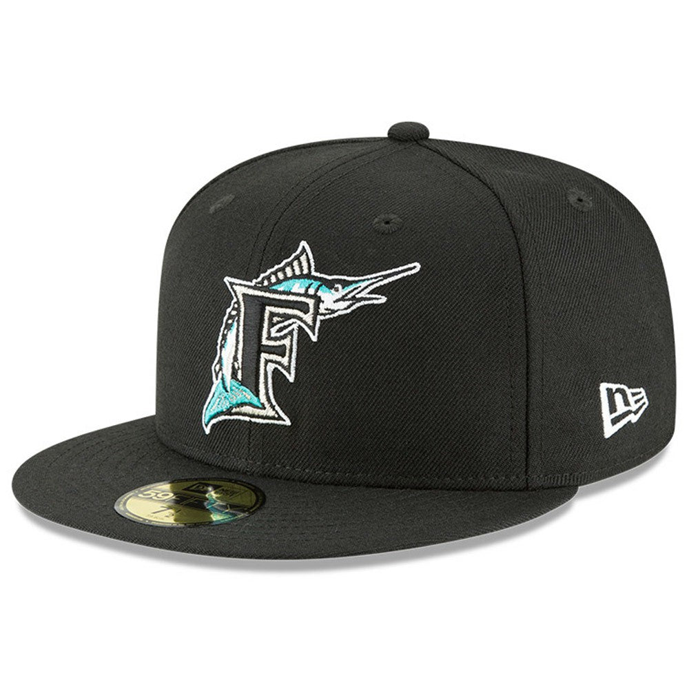 Florida Marlins New Era Cooperstown Collection Wool 59FIFTY Fitted Hat Clearance