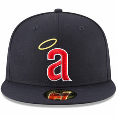 California Angels New Era Cooperstown Collection Wool 59FIFTY Fitted Hat Lifestyle