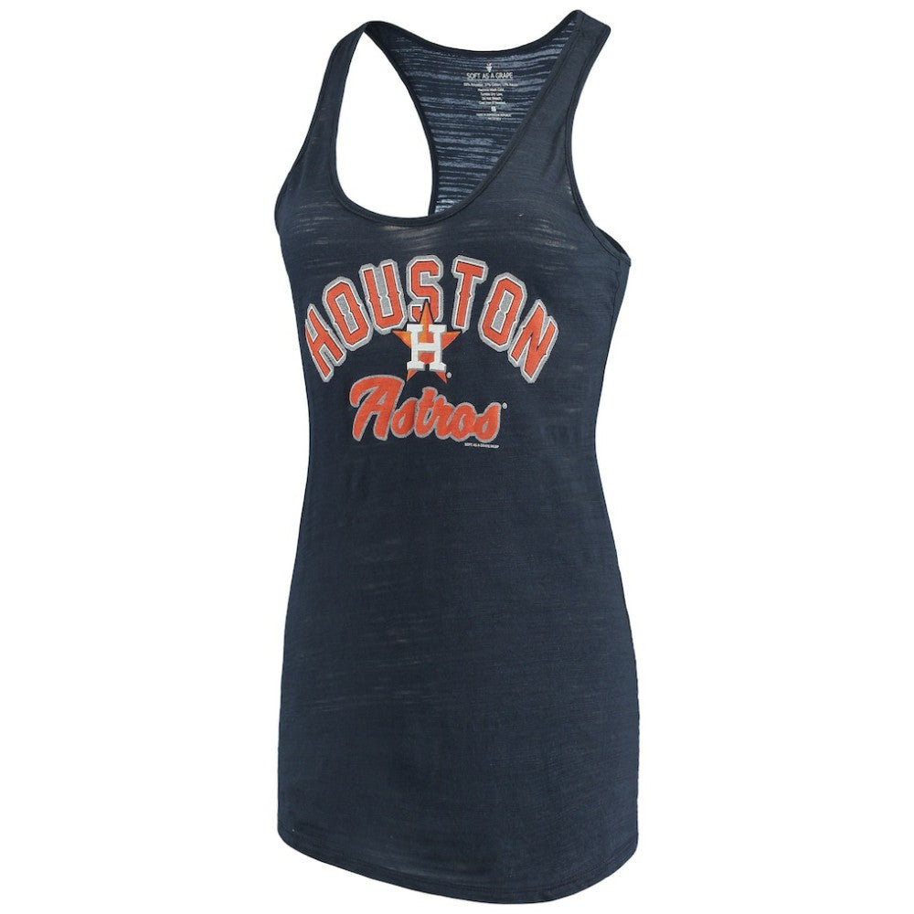 Houston Astros Soft as a Grape Women's Multicount Racerback Tank Top Clearance