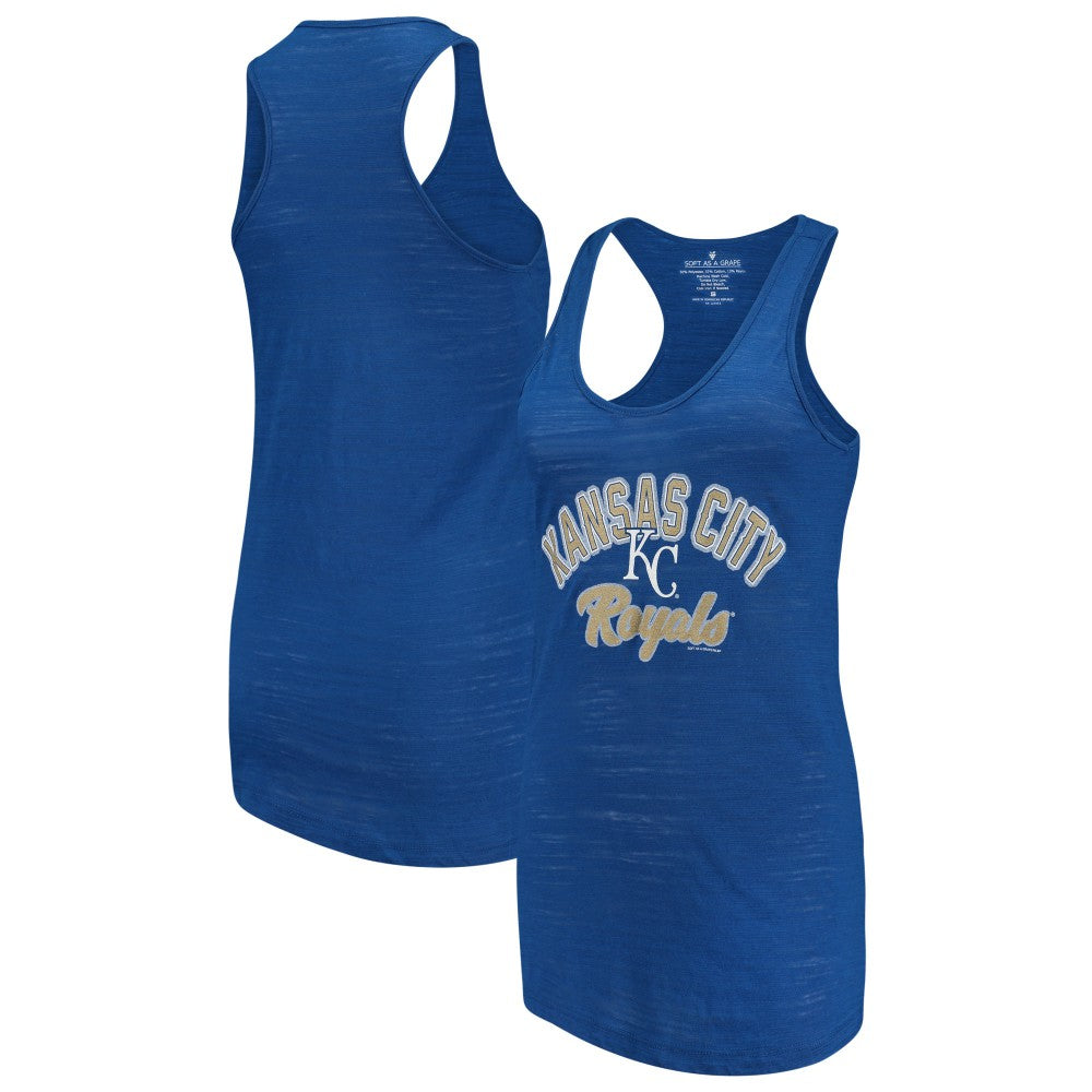 Kansas City Royals Soft as a Grape Women's Multicount Racerback Tank Top for sale