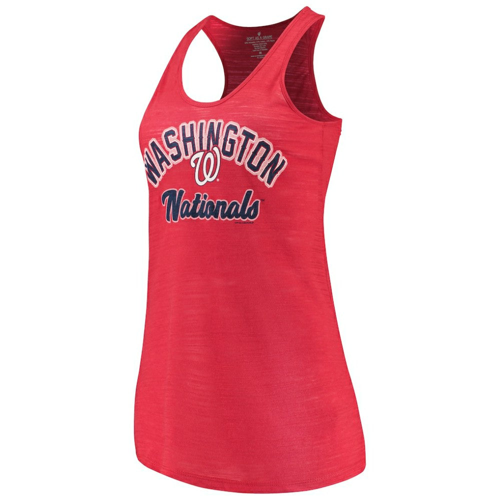 Washington Nationals Soft as a Grape Women's Multicount Racerback Tank Top Clearance