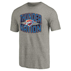 NBA - Oklahoma City Thunder Thunder Nation Hometown Collection Tri-Blend T-Shirt - Gray