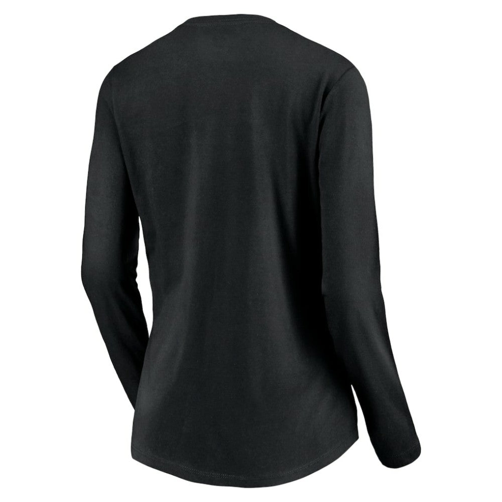 Pittsburgh Pirates Women's Cooperstown Collection Wahconah Long Sleeve V-Neck T-Shirt for sale