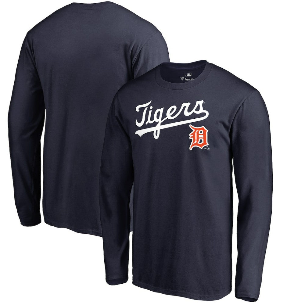 Detroit Tigers Cooperstown Collection Wahconah Long Sleeve T-Shirt On Sale