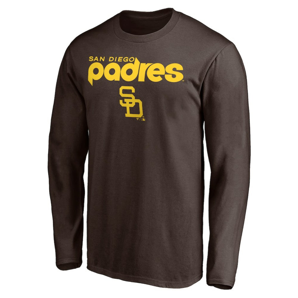 San Diego Padres Cooperstown Collection Wahconah Long Sleeve T-Shirt On Sale