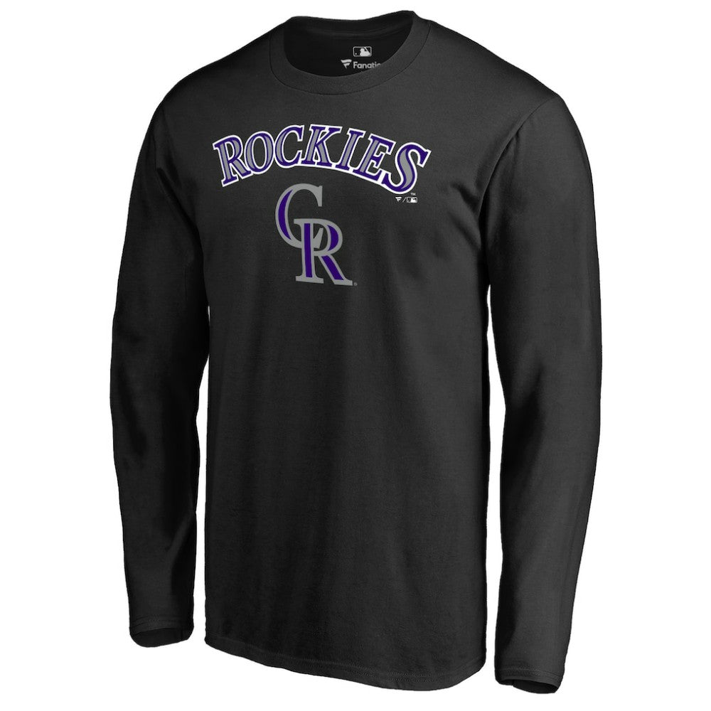 Colorado Rockies Team Lockup Long Sleeve T-Shirt Near Me