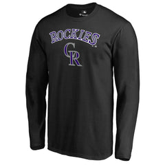 Colorado Rockies Team Lockup Long Sleeve T-Shirt Near Me