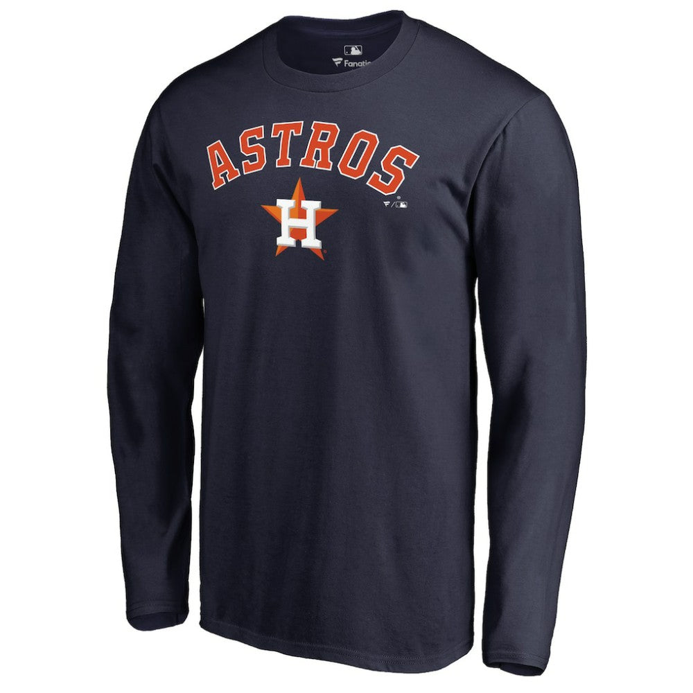 Houston Astros Team Lockup Long Sleeve T-Shirt Sale