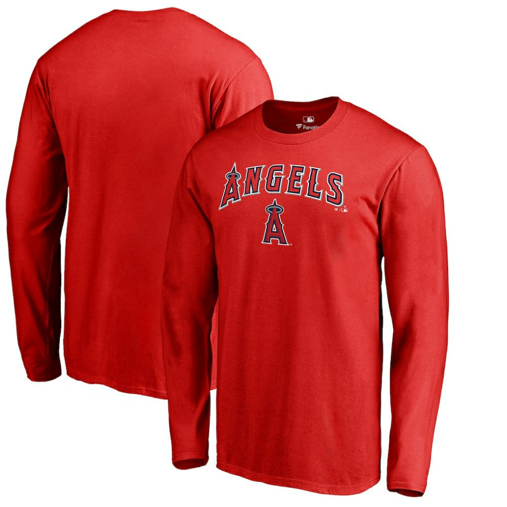 Los Angeles Angels Team Lockup Long Sleeve T-Shirt Lifestyle