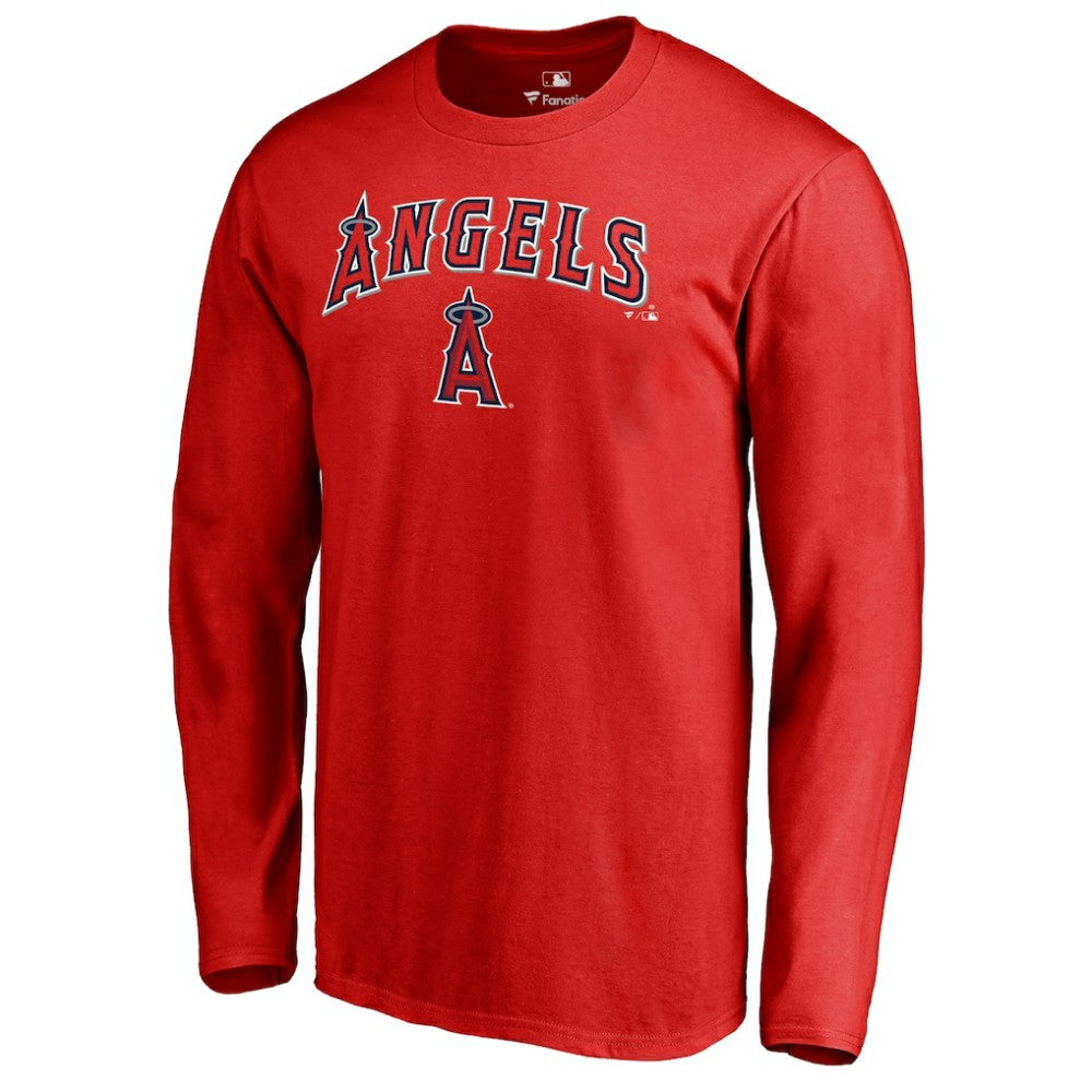 Los Angeles Angels Team Lockup Long Sleeve T-Shirt Lifestyle