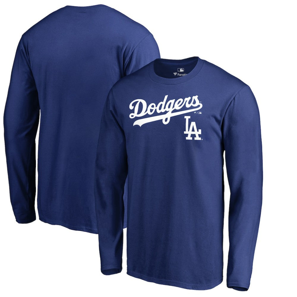 Los Angeles Dodgers Team Lockup Long Sleeve T-Shirt Near Me
