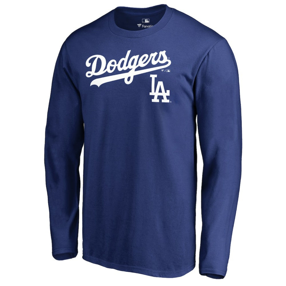 Los Angeles Dodgers Team Lockup Long Sleeve T-Shirt Near Me