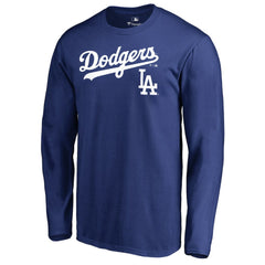 Los Angeles Dodgers Team Lockup Long Sleeve T-Shirt Near Me
