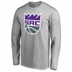 NBA - Sacramento Kings Secondary Logo Long Sleeve T-Shirt - Heathered Gray
