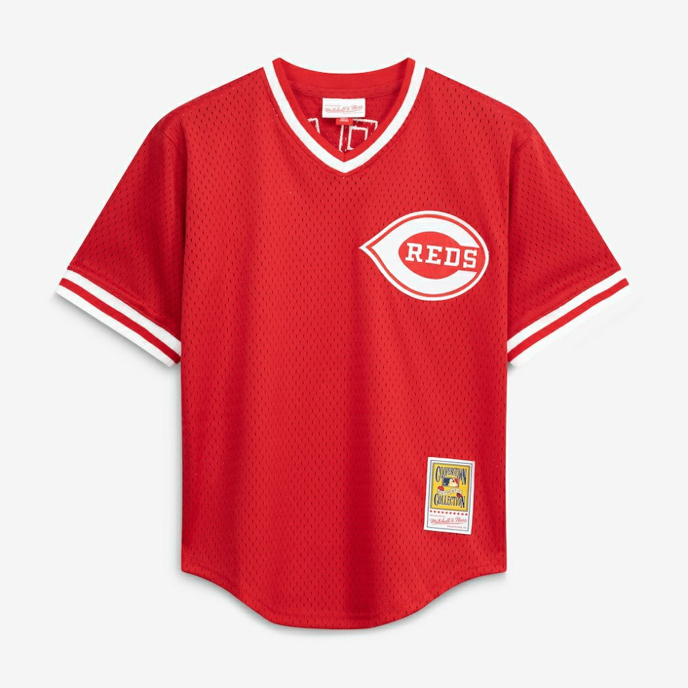 Barry Larkin Cincinnati Reds Mitchell & Ness Authentic Batting Practice Jersey Sale