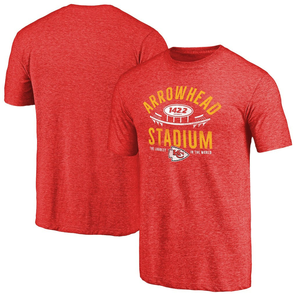 Kansas City Chiefs Hometown Collection Tri-Blend T-Shirt Heathered Red - NFL