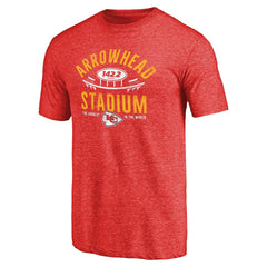 Kansas City Chiefs Hometown Collection Tri-Blend T-Shirt Heathered Red - NFL