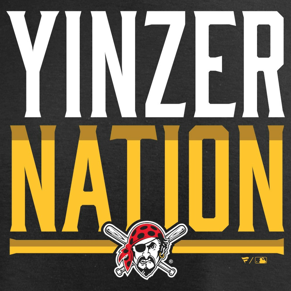 Pittsburgh Pirates Women's Hometown Collection Yinzer Nation V-Neck T-Shirt On Sale
