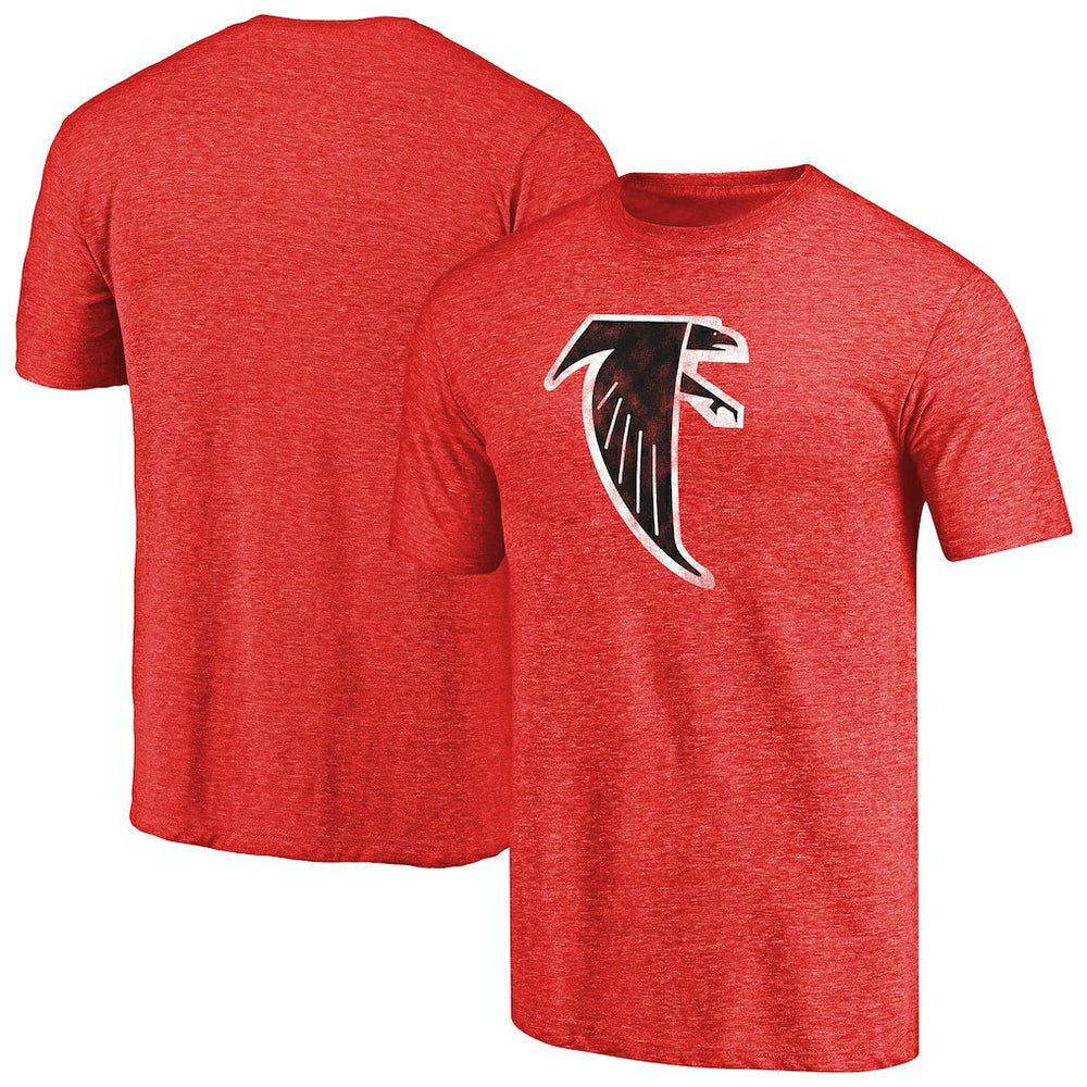 Atlanta Falcons Throwback Logo Tri-Blend T-Shirt Red - NFL