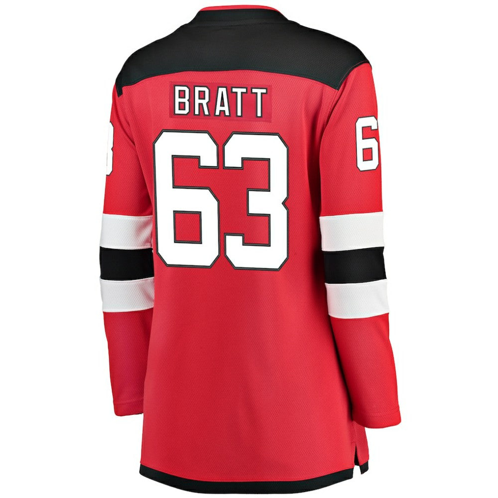 Jesper Bratt New Jersey Devils - Fanatics Women's Home Breakaway Player Jersey Red
