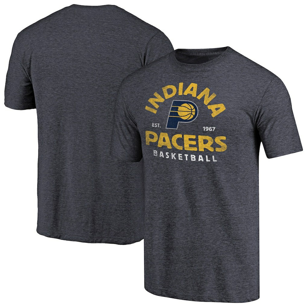 NBA - Indiana Pacers Vintage Arch Tri-Blend T-Shirt - Navy