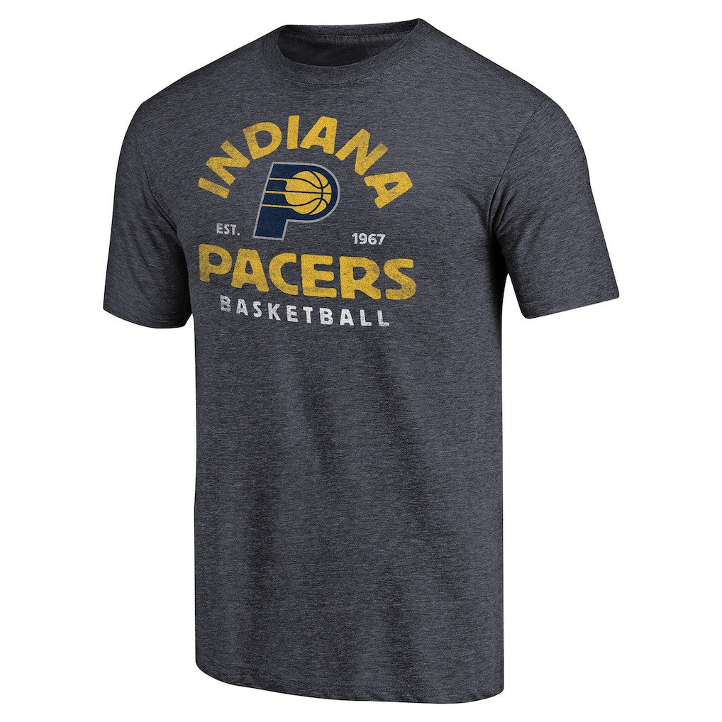 NBA - Indiana Pacers Vintage Arch Tri-Blend T-Shirt - Navy