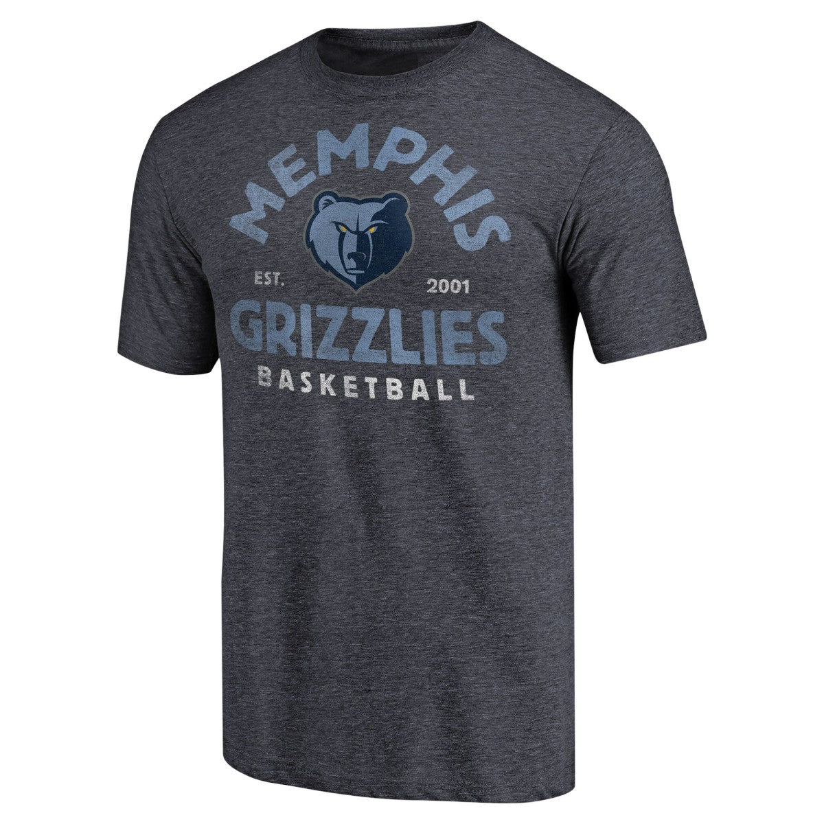 NBA - Memphis Grizzlies Vintage Arch Tri-Blend T-Shirt - Navy