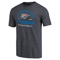 NBA - Oklahoma City Thunder Vintage Arch Tri-Blend T-Shirt - Navy