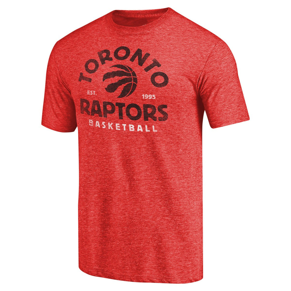 NBA - Toronto Raptors Vintage Arch Tri-Blend T-Shirt - Red
