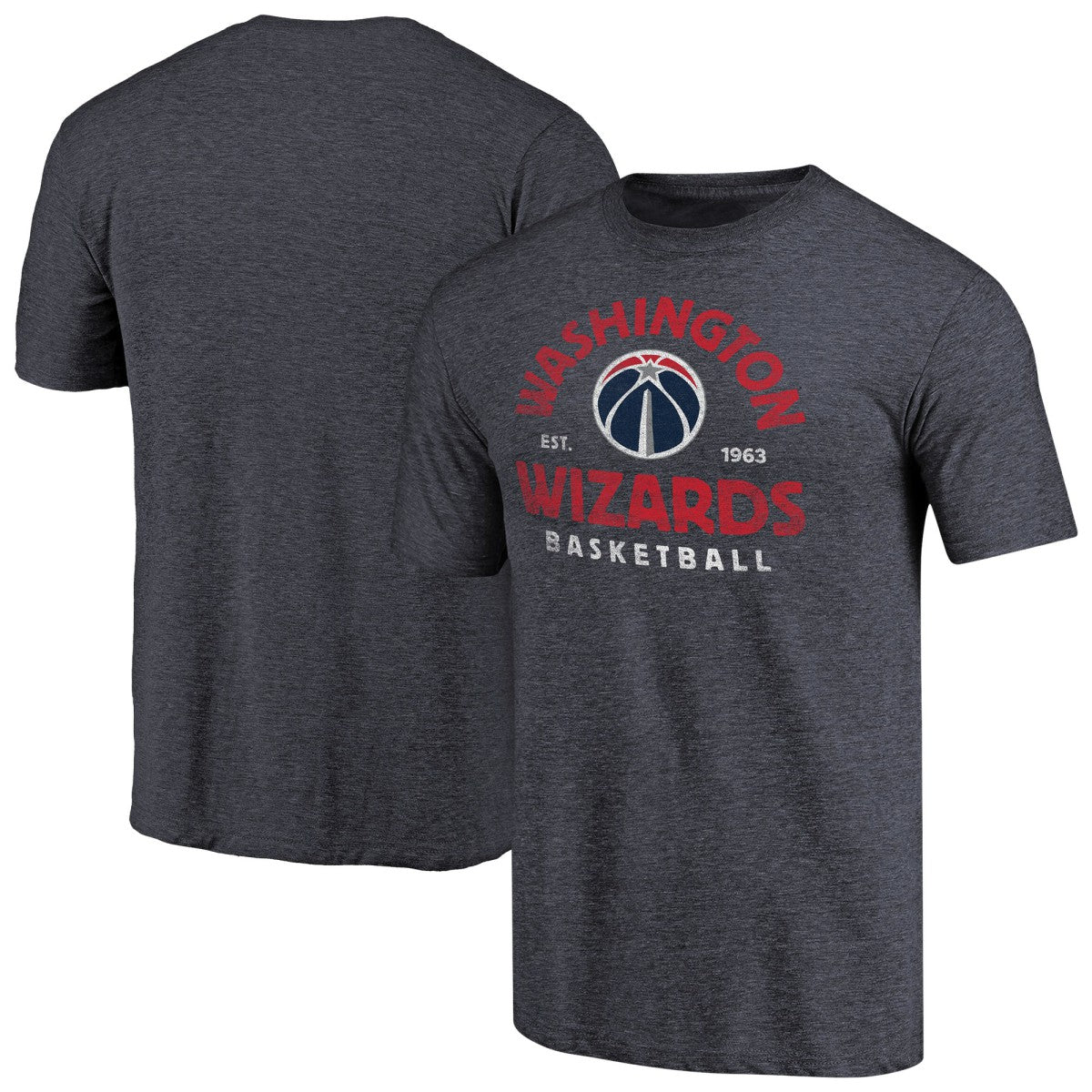 NBA - Washington Wizards Vintage Arch Tri-Blend T-Shirt - Navy