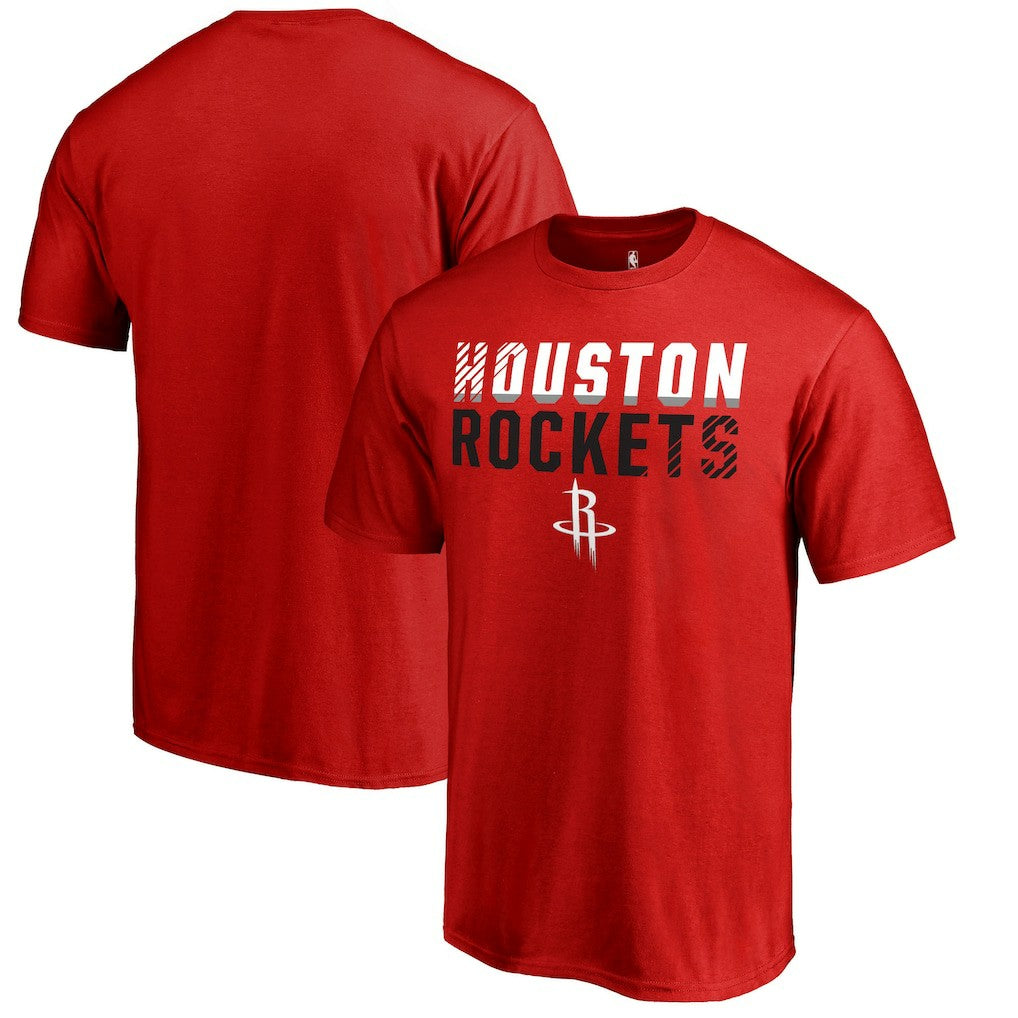NBA - Houston Rockets Fade Out T-Shirt - Red