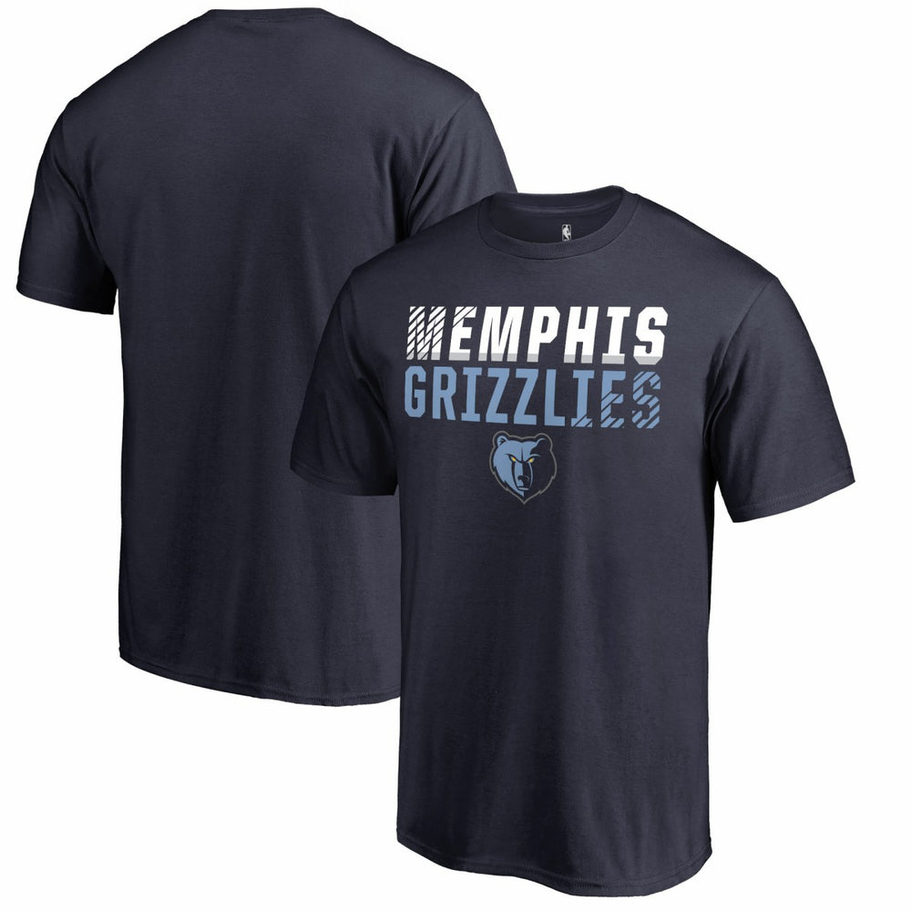 NBA - Memphis Grizzlies Fade Out T-Shirt - Navy