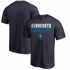 NBA - Minnesota Timberwolves Fade Out T-Shirt - Navy