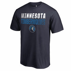 NBA - Minnesota Timberwolves Fade Out T-Shirt - Navy