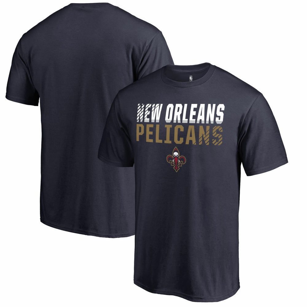NBA - New Orleans Pelicans Fade Out T-Shirt - Navy