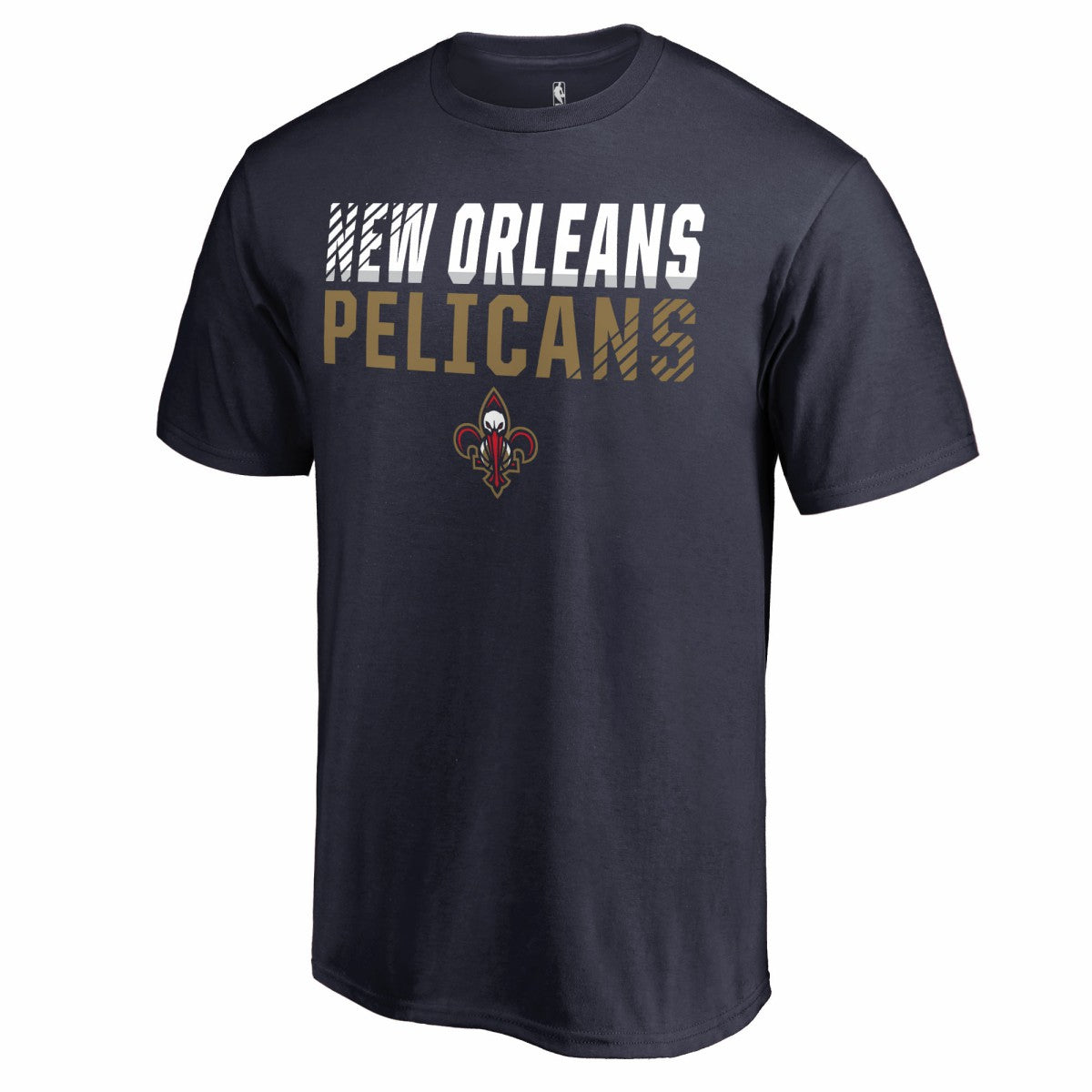 NBA - New Orleans Pelicans Fade Out T-Shirt - Navy