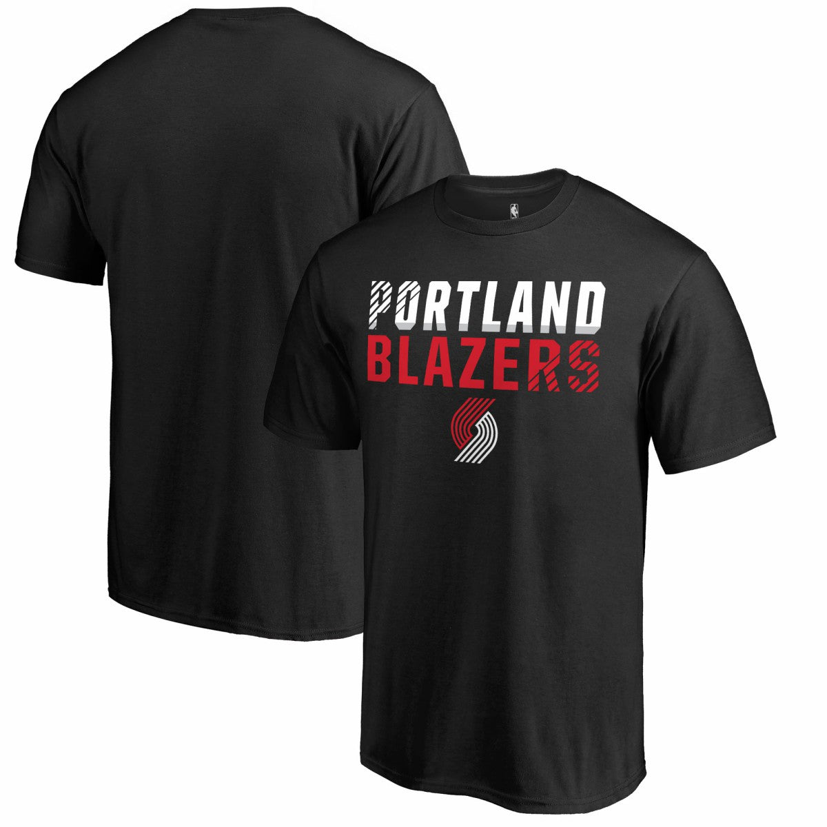 NBA - Portland Trail Blazers Fade Out T-Shirt - Black