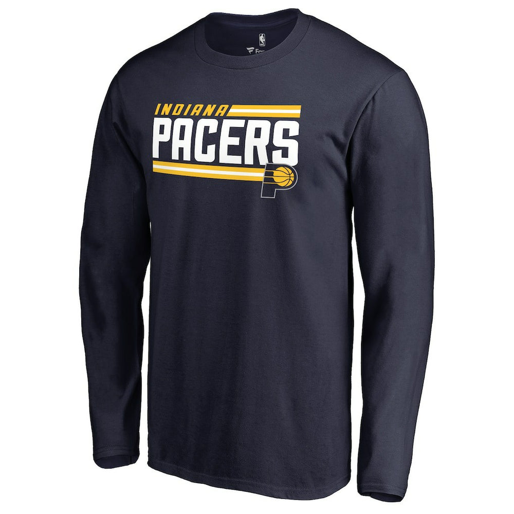 NBA - Indiana Pacers Onside Stripe Long Sleeve T-Shirt - Navy