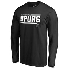 NBA - San Antonio Spurs Onside Stripe Long Sleeve T-Shirt - Black